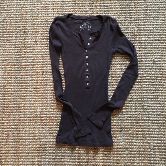 BUNDLE OF 2 OLD NAVY LONG-SLEEVE COTTON TOPS - Picture 2 of 5